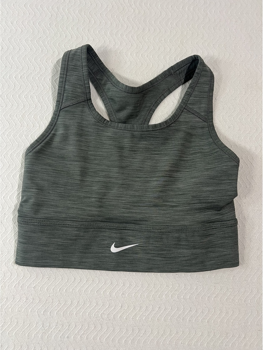 Nike Sports Bra Size Small Gray Polyester Spandex
